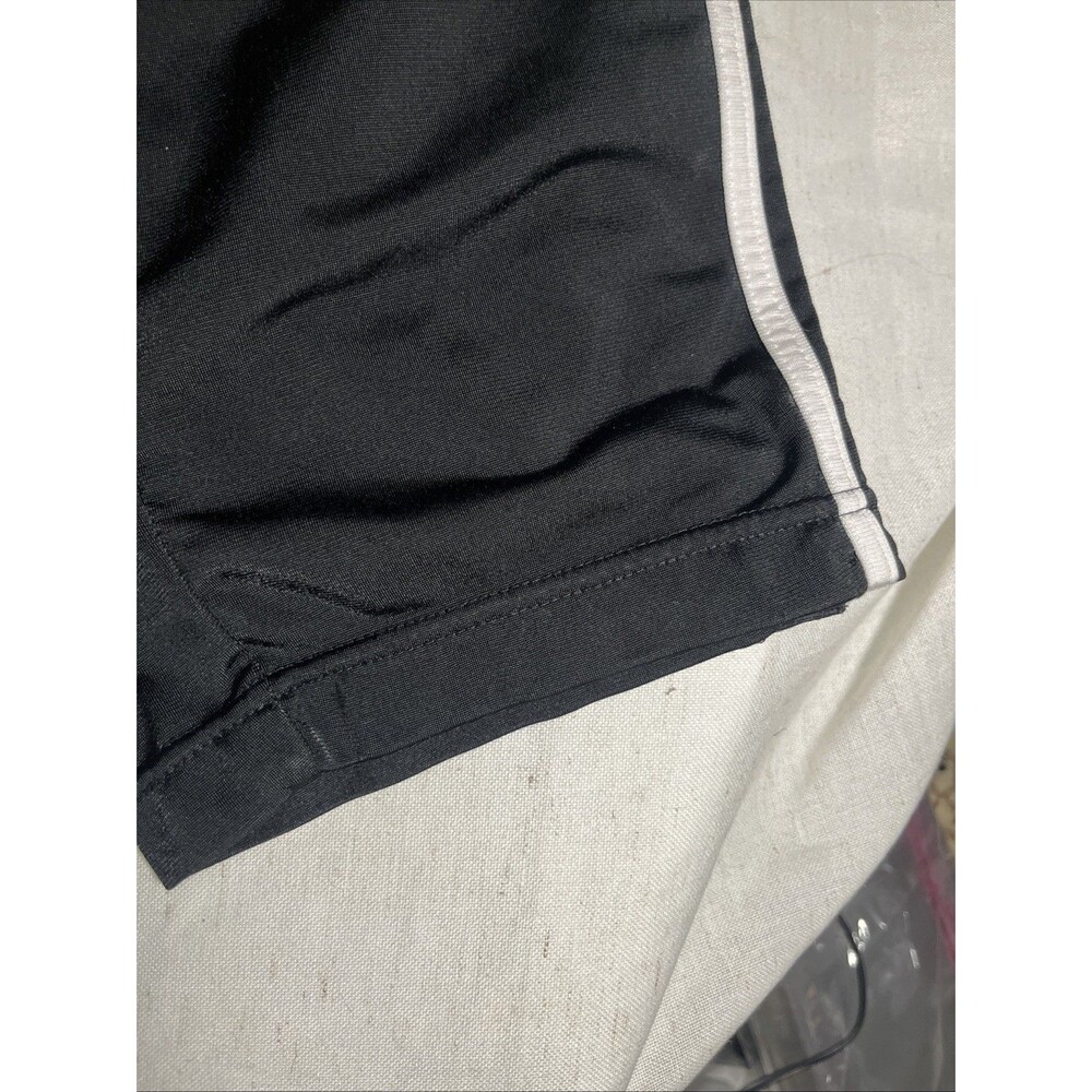 Vintage 90s Adidas Break Away Snap Pants Large Black Basketball Straight Leg - Picture 5 of 8